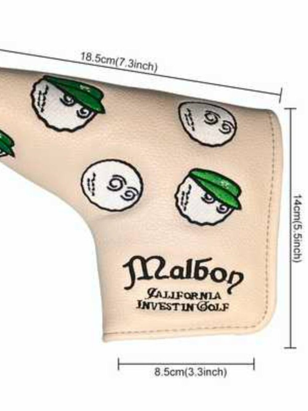 Malbon Golf Protective Covers Wood Club Headcovers Putter Head Sleeves